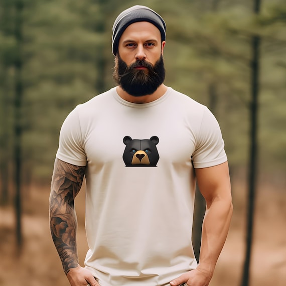 Black Bear Pride Shirt for Gay Bear Lover Tshirt for Daddy Bear LGBTQ Subtle Bear Pride Outfit Gift Idea for Gay Daddy Tshirt and other Men