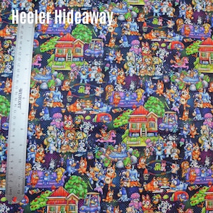Custom Fabric - Heeler Hideaway