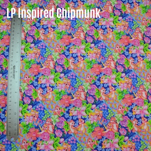Custom Fabric - LP Inspired Chipmunk