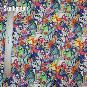 Aangepaste stof: Skellington