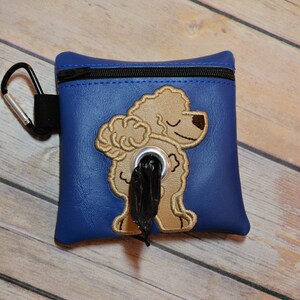 Customized Dog Poo Bag Holder - Labradoodle
