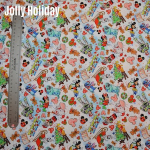 Custom Fabric - Jolly Holiday Xmas