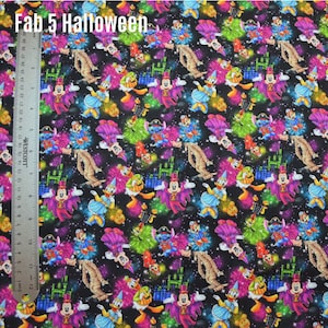 Custom Fabric - Fab 5 Halloween