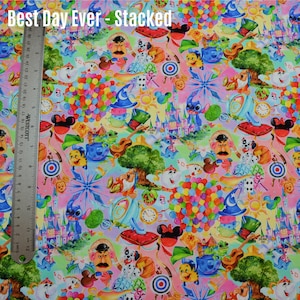 Custom Fabric - Best Day Ever Stacked
