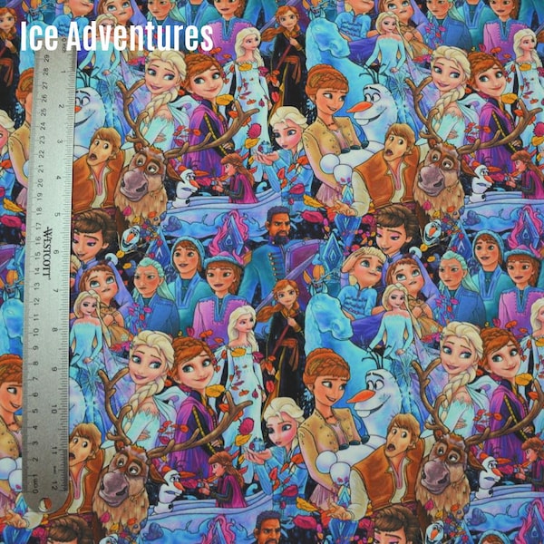 Custom Fabric - Ice Adventures