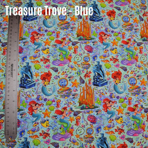 Custom Fabric - Treasure Trove Blue