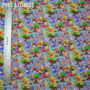 Custom Fabric - Pooh and Friends