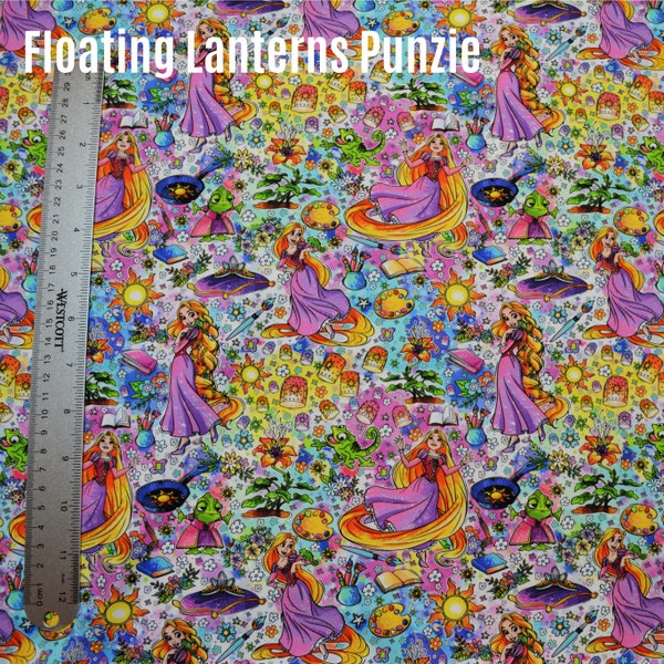 Custom Fabric - Floating Lanterns Punzie