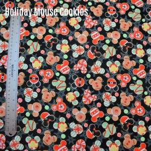 Custom Fabric - Holiday Mouse Cookies
