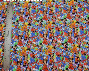 Custom Fabric - Colorful Mouse