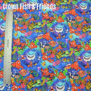Anpassat tyg - Clownfisk och vänner
