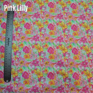 Tissu sur mesure - Pink Lilly