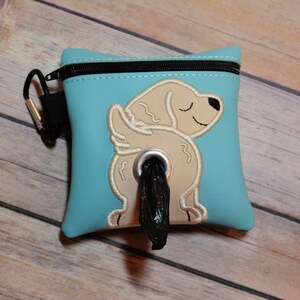 Customized Dog Poo Bag Holder - Golden Doodle