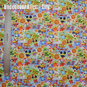 Custom Fabric - Undercover Alien - Tiny