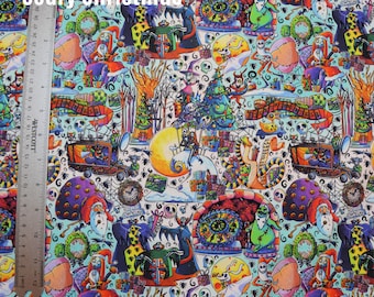 Custom Fabric - Scary Christmas