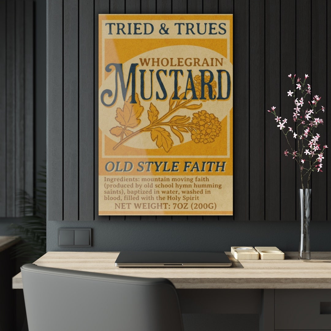 Christian Dining Room Art / Large Acrylic Wall Art Print / Etsy