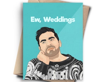 Funny Wedding Card - Sarcastic Congratulations, Engagement Card