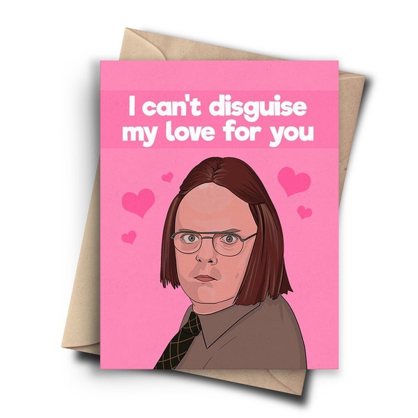 Funny Anniversary Card for Him, Her - The Office Funny Valentines Day Card