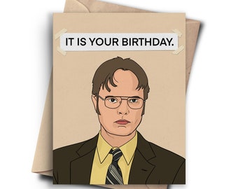 Funny Birthday Card - Pop Culture Birthday Card for Boyfriend, Best Friend