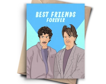 Funny Card for Best Friend - Sweet Pop Culture Birthday Card