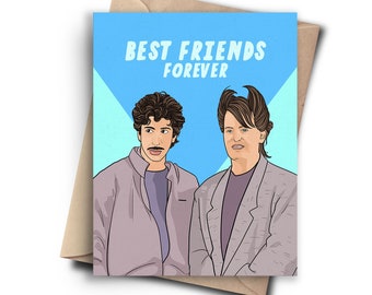 Funny Card for Best Friend - Sweet Pop Culture Birthday Card