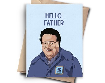 Funny Fathers Day Card - Pop Culture Fathers Day Gift for Dad - Dad Birthday Card
