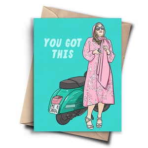 Carte d'encouragement drôle - carte de tous les jours pour meilleur ami - nouvelle carte de baby shower, carte de retraite