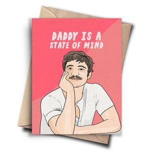 Carte de fête des pères amusante pour mari - carte de Saint-Valentin amusante - nouvelle carte de papa - cadeau de fête des pères de la culture pop de la part d'une femme pour son mari