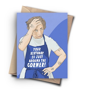 Funny Birthday Card, Funny Pop Culture Card, Meme Gift for Friend, Partner, Coworker