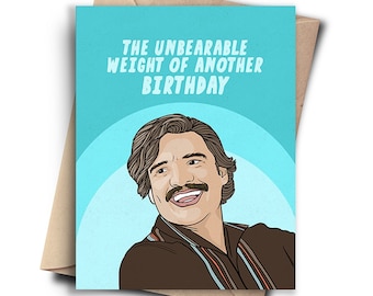 Cartão de aniversário engraçado para melhor amigo, namorada, namorado, mãe - Presente de aniversário engraçado da cultura pop - Cartão de aniversário meme