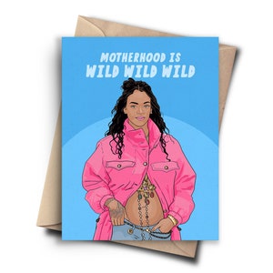 Carte drôle de baby shower - carte drôle de fête des mères - nouvelle carte de bébé pour une nouvelle maman - carte drôle de nouvelle maman