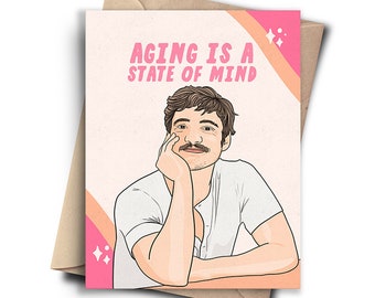 Funny Birthday Card for Her, Mum Birthday, Best Friend Birthday Card Pop Culture Birthday Gift - Meme Birthday Card
