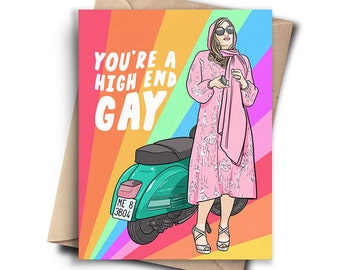 Funny Pride Card - Gay Pride Month Card For Best Friend, Daughter, Son - LGBTQ Card