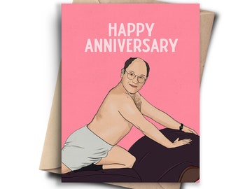 Funny Anniversary Card for Her - 90s Meme Card