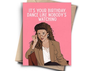 Funny Birthday Card for Best Friend, Mom, Dad