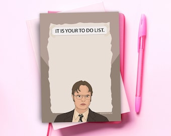 Lustiger Notizblock To Do Liste Tagesplaner - Lustiges Popkultur Geschenk