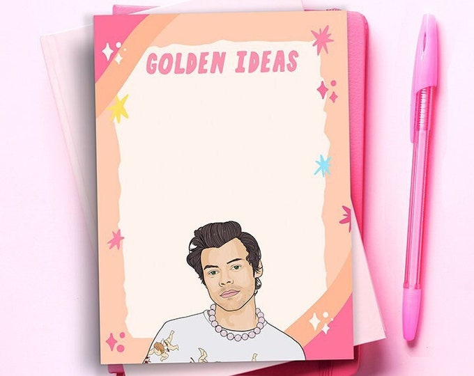 Golden Ideas Notepad