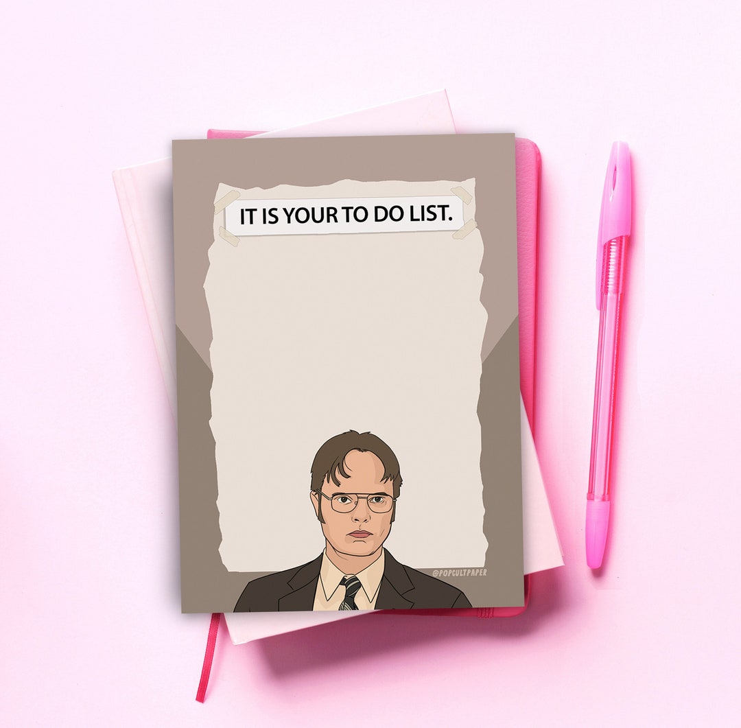 Funny Notepad to Do List Daily Planner - Funny Pop Culture Gift - Etsy
