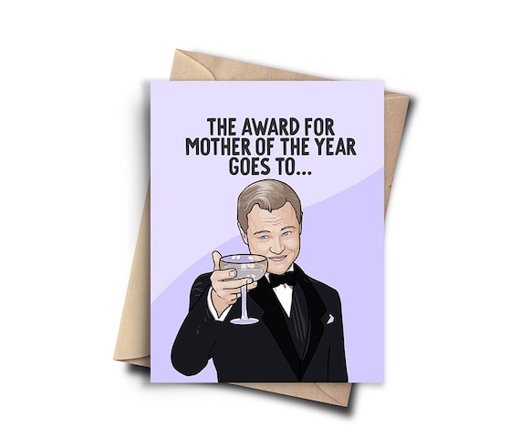 Mother of the Year Funny Mothers Day Card Funny Meme Birthday