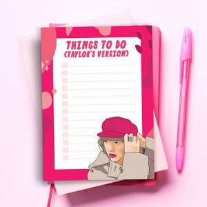 Funny Notepad - To Do List Daily Planner - Funny Birthday Gift for Her - Pop Culture Gift