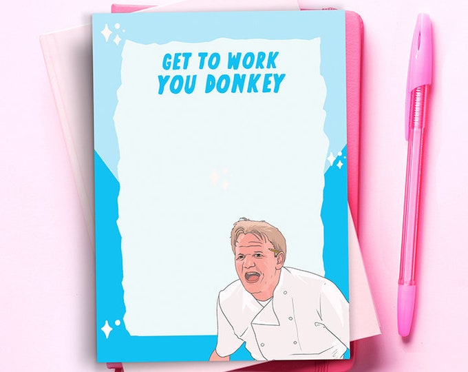 Get To Work Notepad