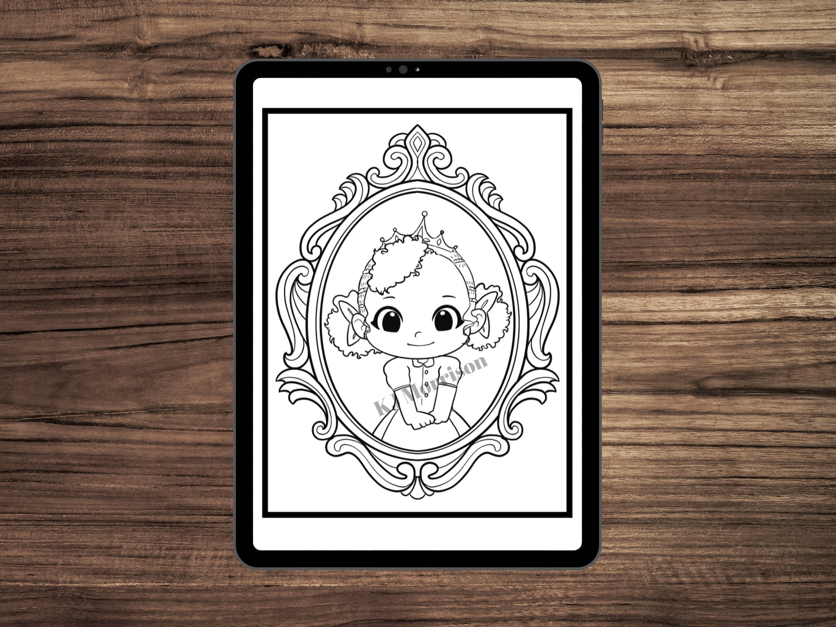Printable Princess Coloring Sheet Kids Printable Activity - Etsy
