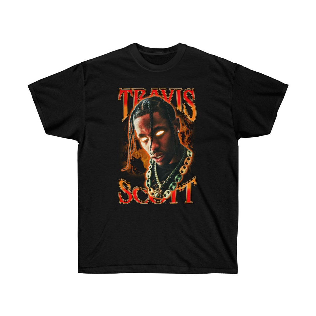 Travis Scott Graphic T-shirt - Etsy