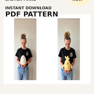 Easter Crochet Pattern – Flip Egg Chick – 1 Hour Project – Amigurumi Chick Egg – Beginner Friendly PDF