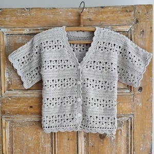 Crochet pattern | Modern short sleeve T Shirt Top Women | Size S-XXL | PDF Download