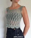 Crochet Pattern | Modern women top | PDF Download | Beginner-friendly | Sizes S-XL