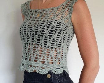 Crochet Pattern | Modern women top | PDF Download | Beginner-friendly | Sizes S-XL