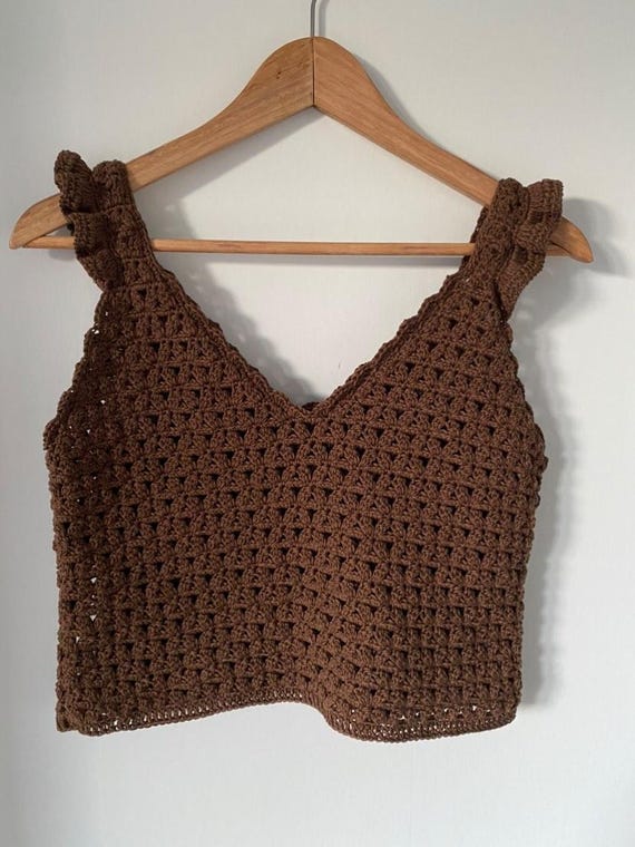 Crochet Top PATTERN | Freja Summer Top | Ruffle Top