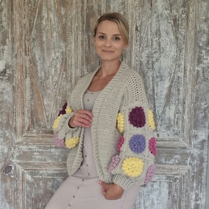 Crochet pattern | Crochet Cardigan | Easy Crochet jacket pattern | Beginner friendly Crochet | PDF Download