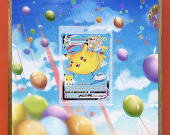Flying Pikachu VMAX Card Display Frame - Chillframe